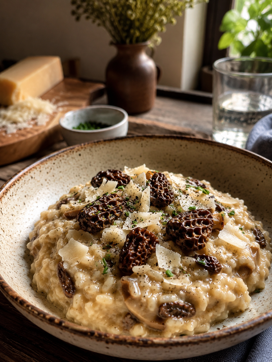 Risotto aux champignons crémeux : recette facile et gourmande