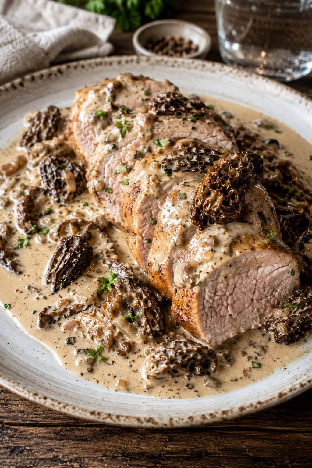 Filet mignon sauce aux morilles