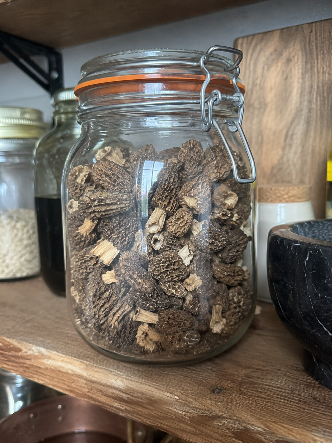 Conserver des morilles séchées